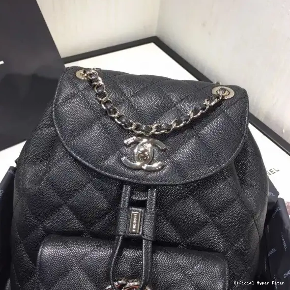 HyperPeter BACKPACK WITH IN CAVIAR GOLD HARDWARE CHANEL 0506